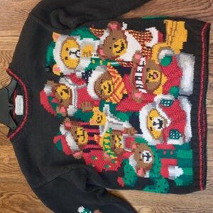 Alexandra Bartlett For The Eagles Eye Teddy Bear Sweater